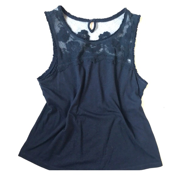 Hollister Tops - Adorable navy tank
